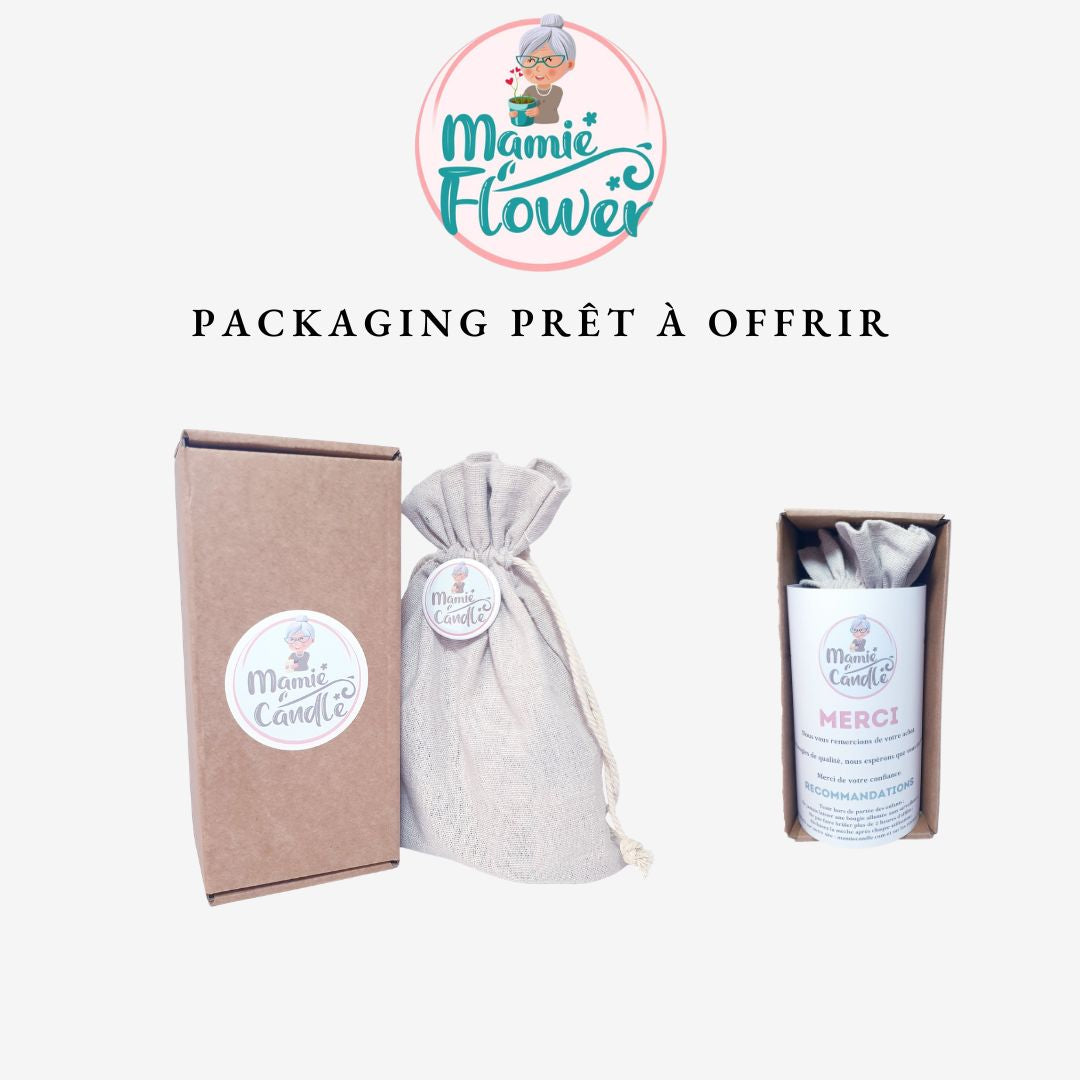 Avantages Mamie Flower : fabrication artisanale Val-de-Marne, coffret cadeau